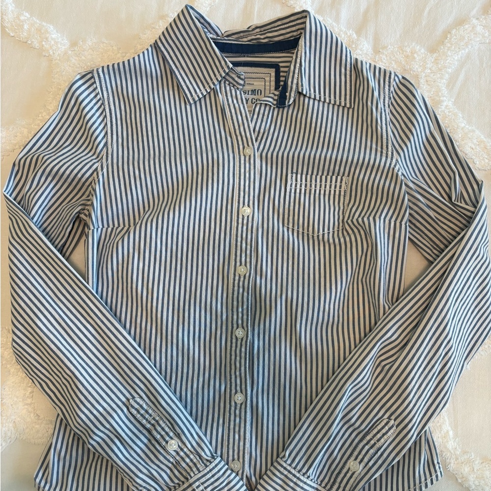 Striped Button Down Shirt